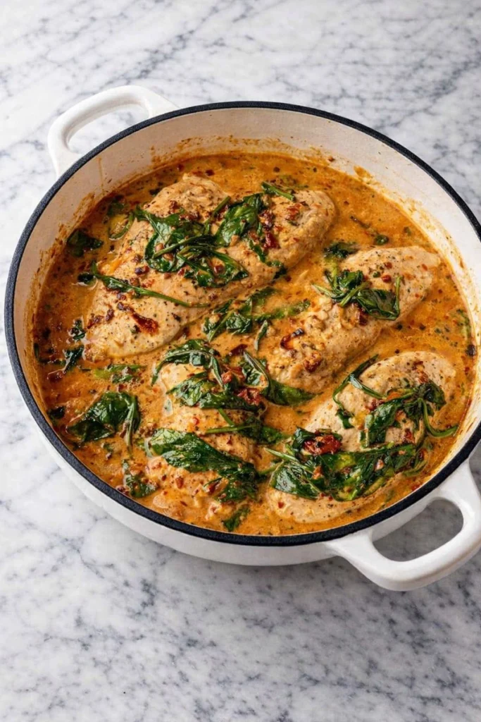 One-Pan Creamy Tuscan Chicken