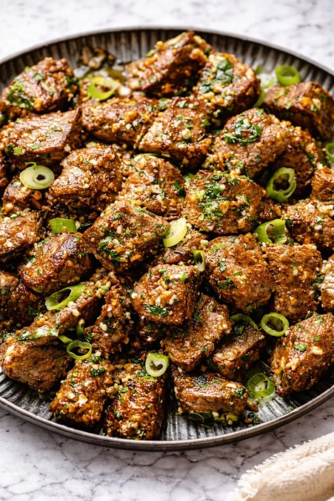 One-Pan High-Protein Garlic Butter Steak Bites