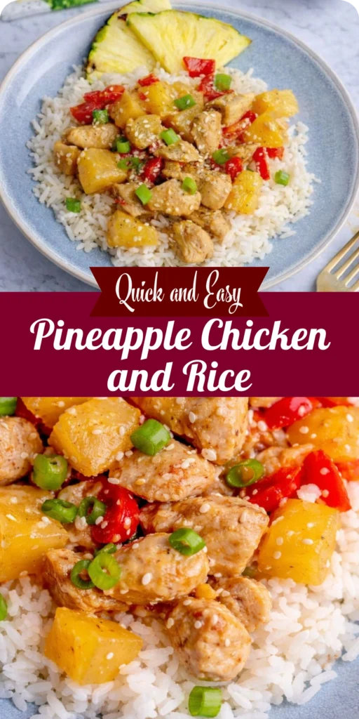 Pineapple Chicken and Rice