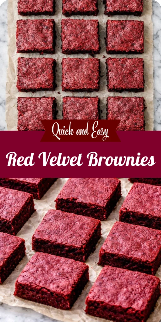 Red Velvet Brownies