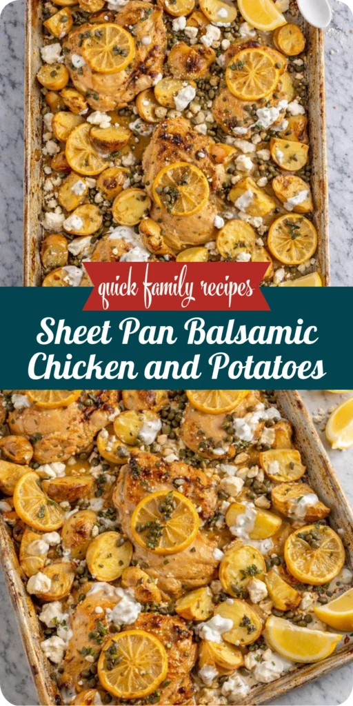 Sheet Pan Balsamic Chicken and Potatoes