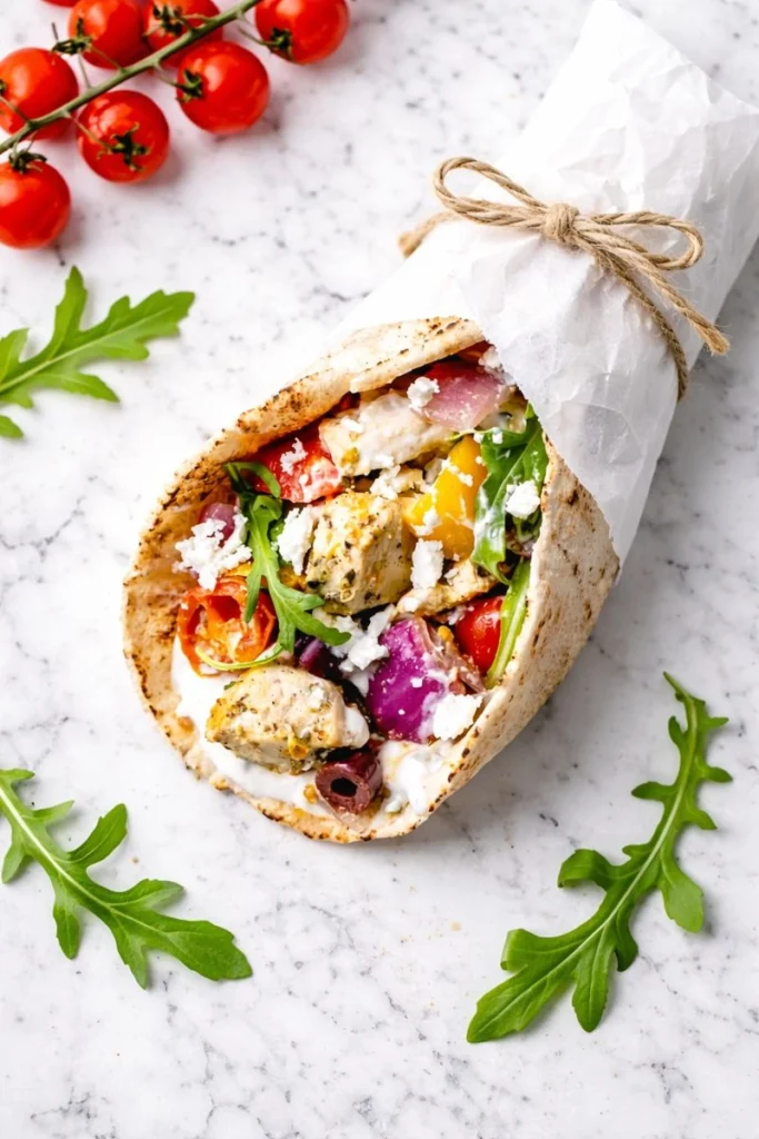 Sheet Pan Chicken Pitas