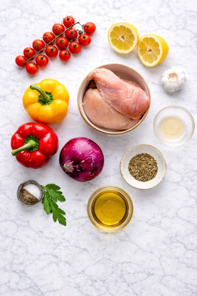 Sheet Pan Chicken Pitas