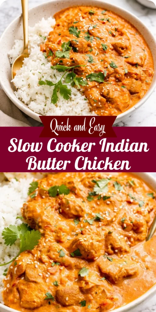 Slow Cooker Indian Butter Chicken