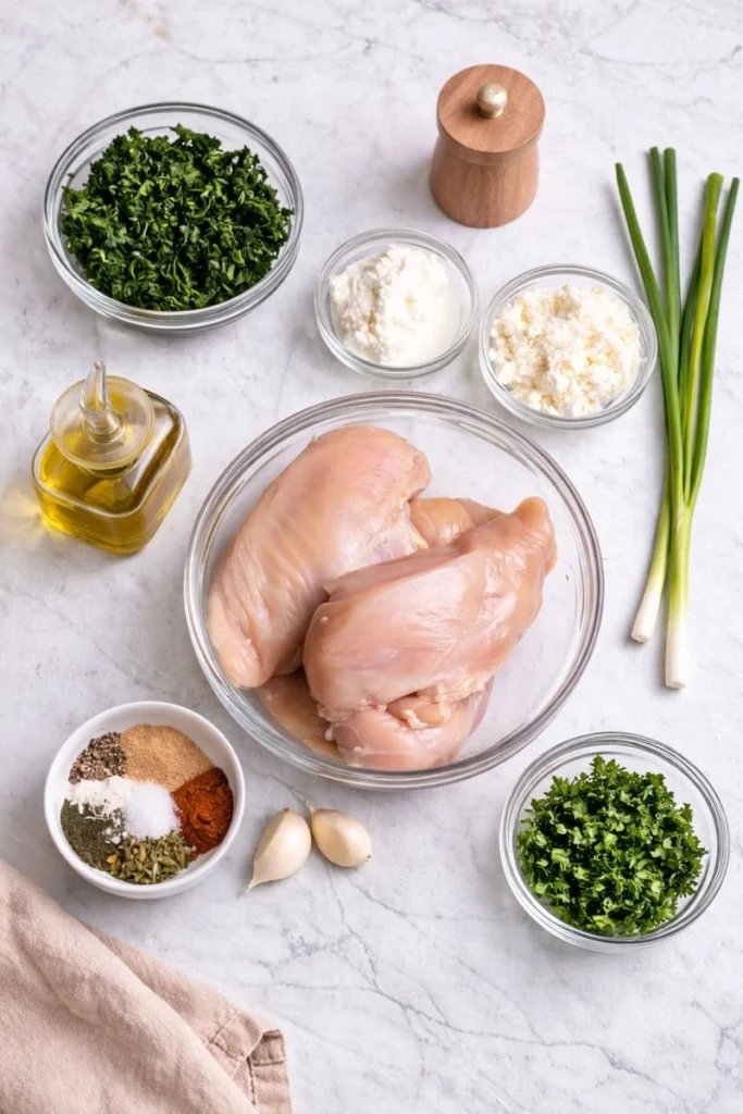 Spinach & Feta Stuffed Chicken Breast