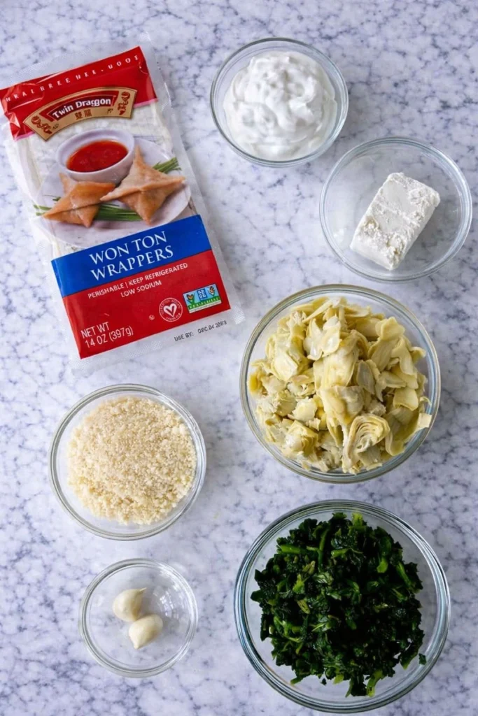 Spinach and Artichoke Dip Cups