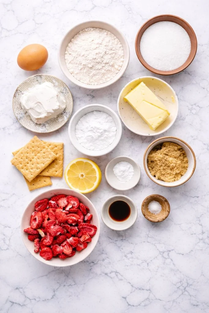 Strawberry Cheesecake Cookies