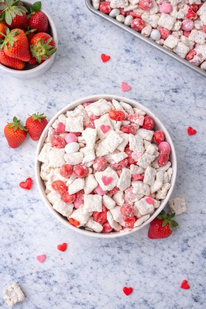 Strawberry Shortcake Puppy Chow