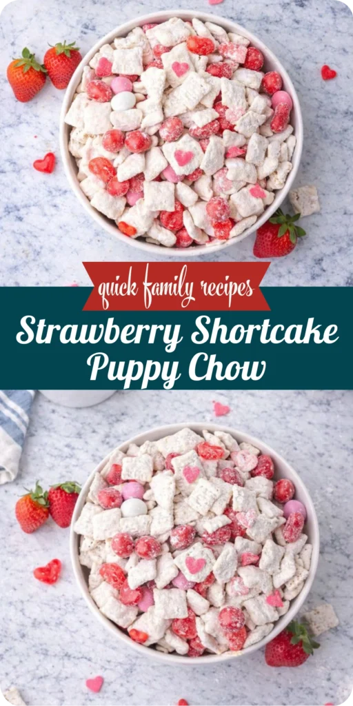 Strawberry Shortcake Puppy Chow