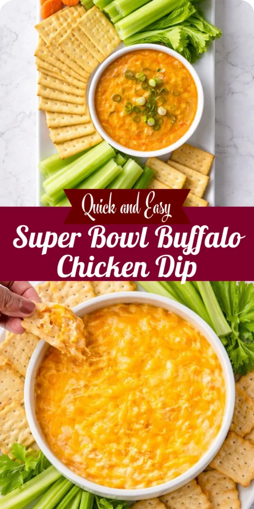 Super Bowl Buffalo Chicken Dip