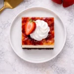 Valentine's Day Chocolate Covered Strawberry Cheesecake Bars