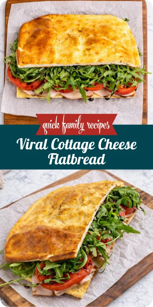 Viral Cottage Cheese Flatbread
