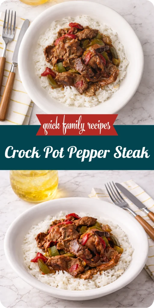 Crock Pot Pepper Steak