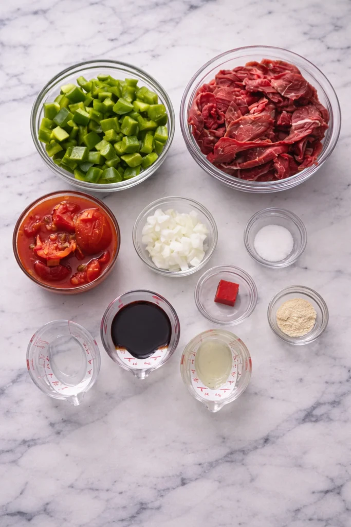 Crock Pot Pepper Steak