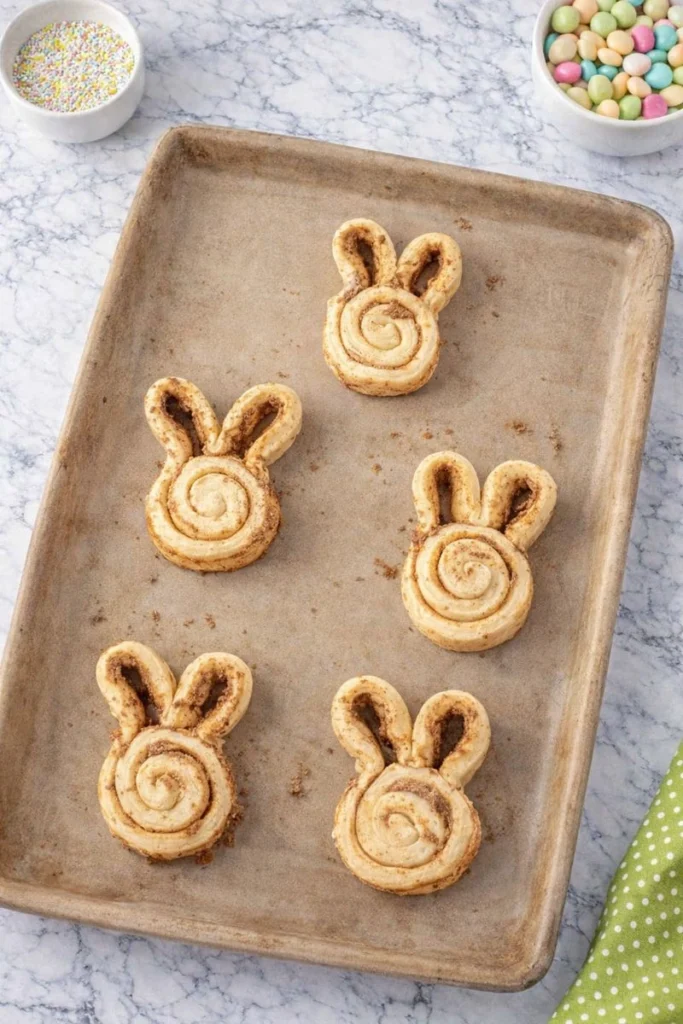 Easter Bunny Cinnamon Rolls