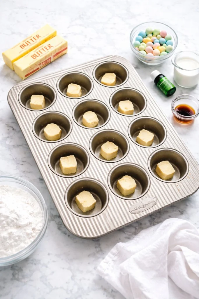 Easter Basket Sugar Cookie Cups