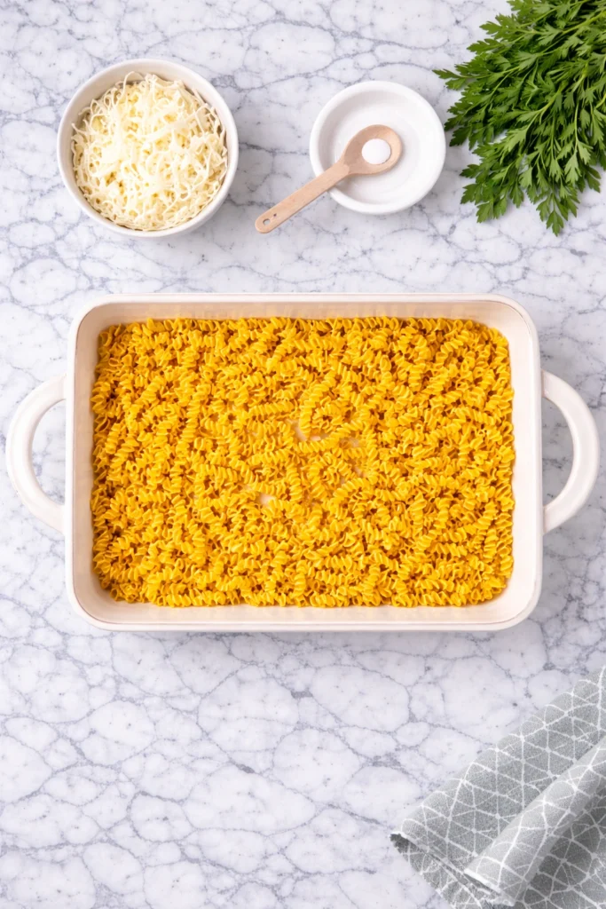 Dump and Bake Meatball Casserole