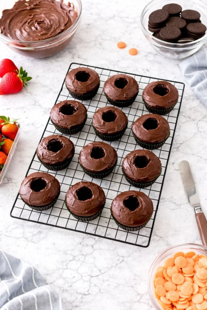 Easter Carrot Patch Cupcakes