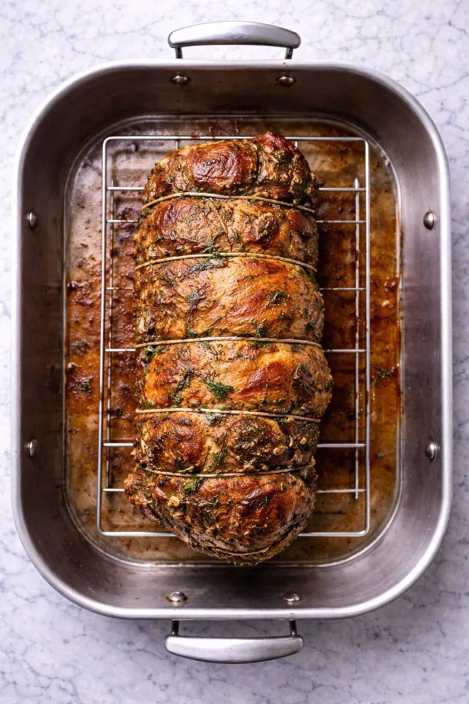 Roast Leg of Lamb with Rosemary &Garlic