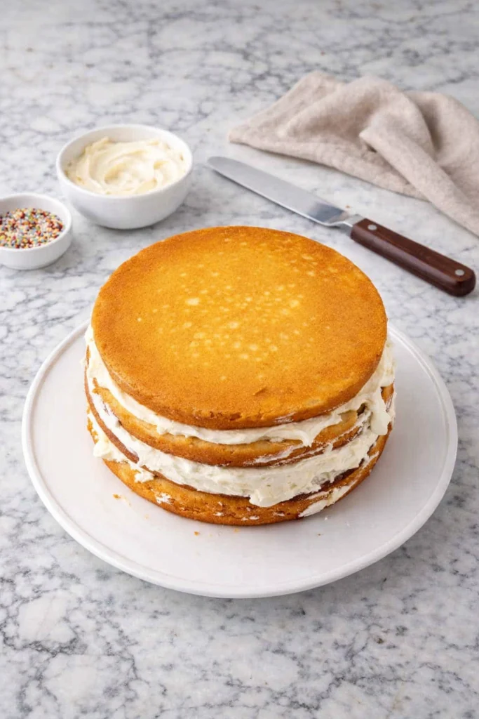 Lemon Cream Cake Recipe