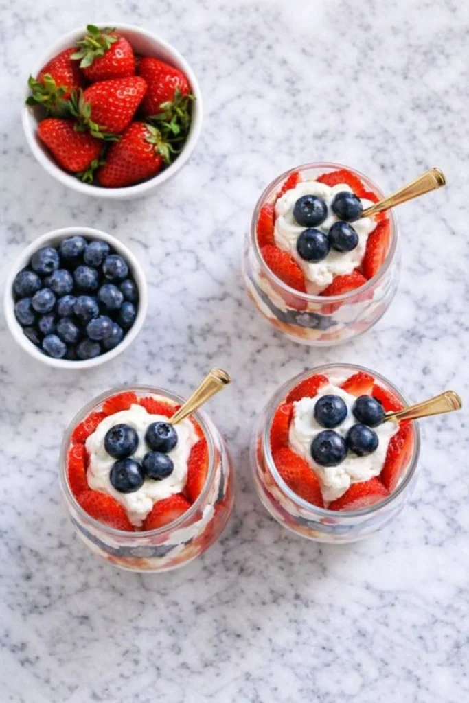 Mini Easter Trifles in Jars