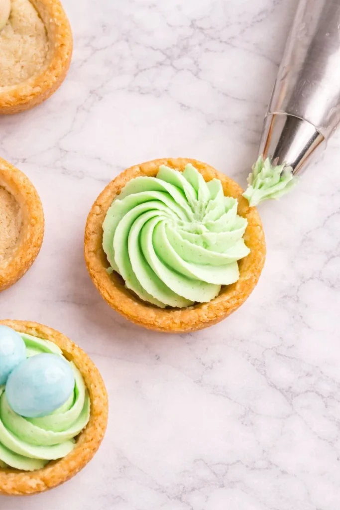 Easter Basket Sugar Cookie Cups