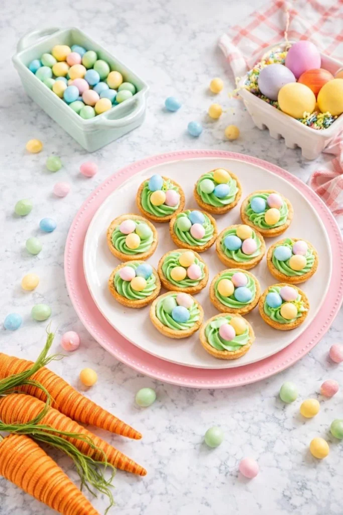 Easter Basket Sugar Cookie Cups