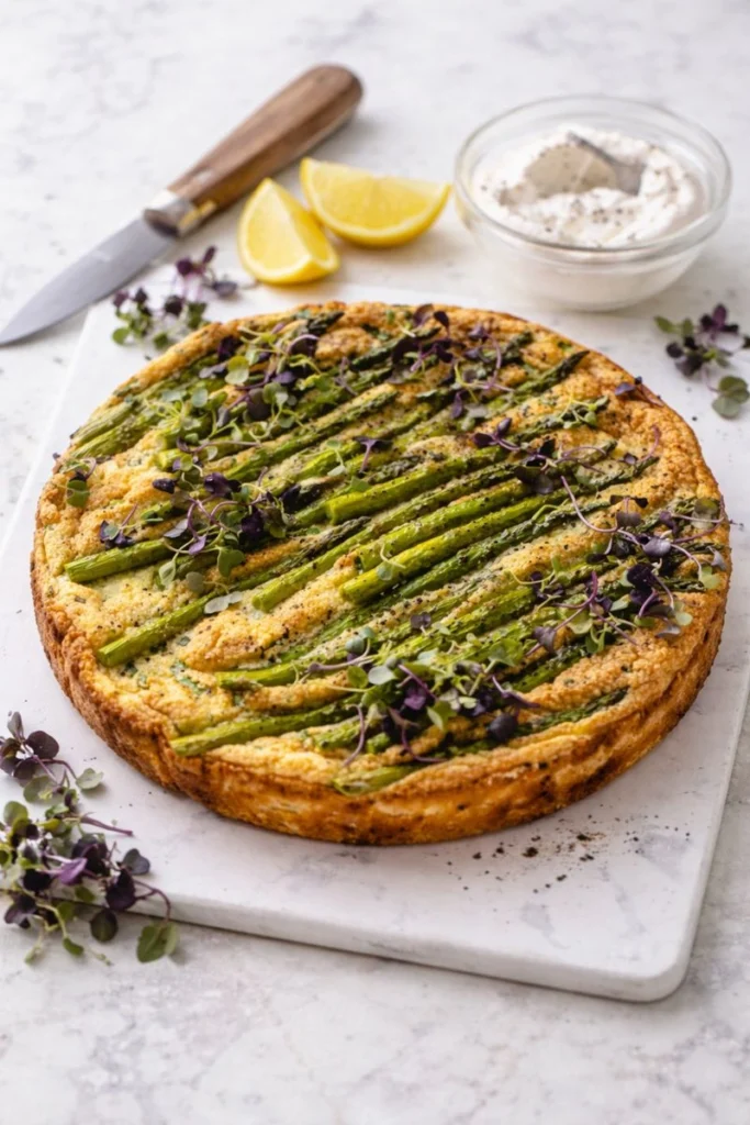 Asparagus Soufflé Frittata
