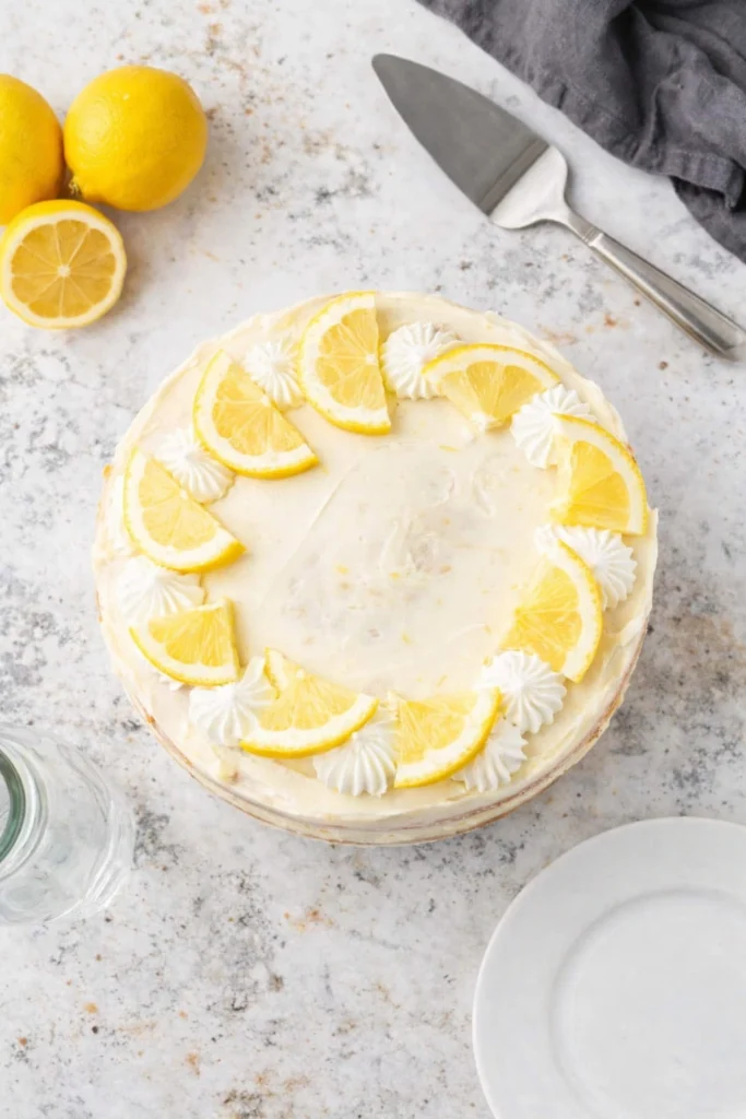Lemon Cream Cake Recipe