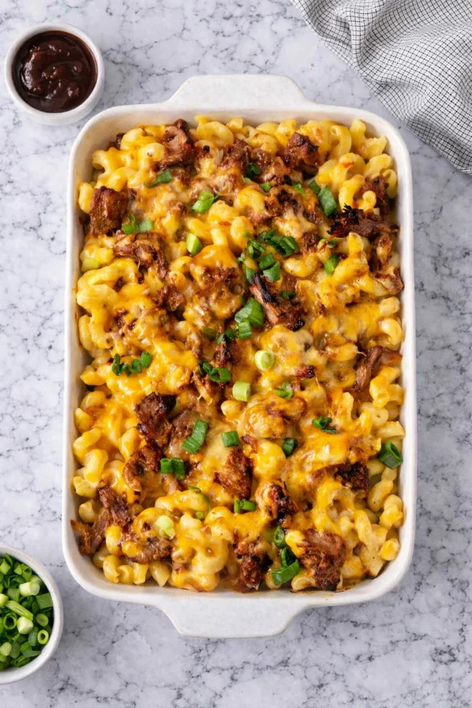 BBQ Pulled Pork Mac and Cheese