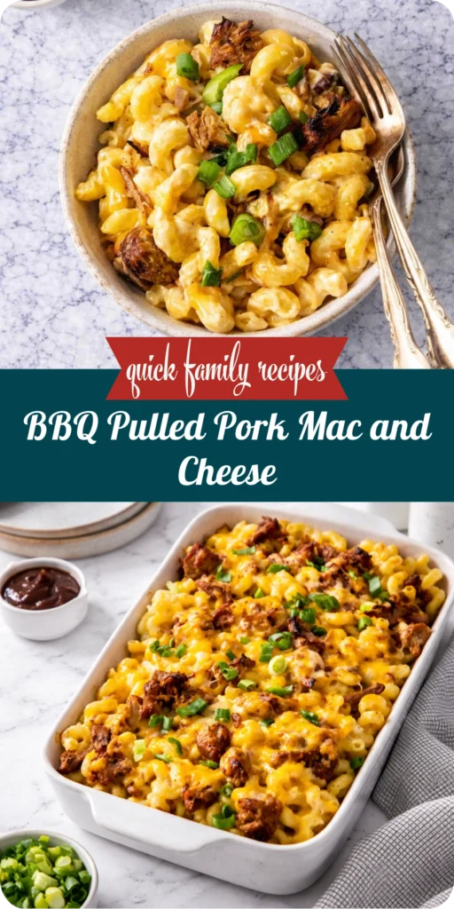 BBQ Pulled Pork Mac and Cheese