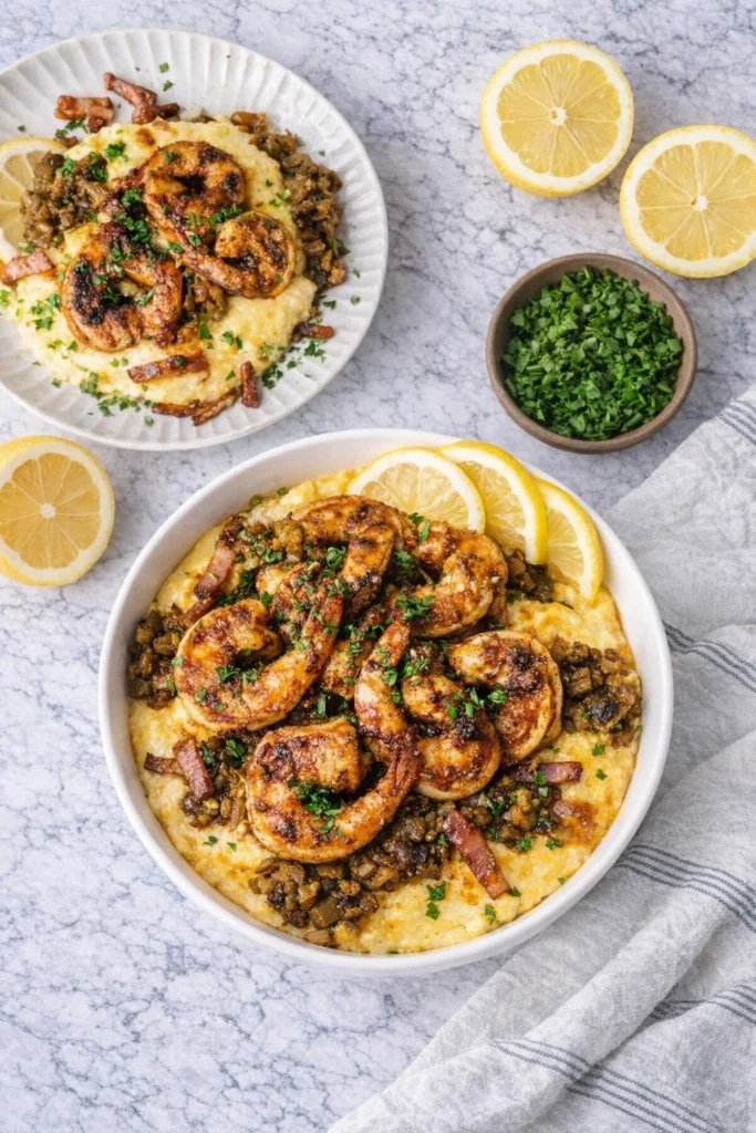 Cajun Shrimp and Grits