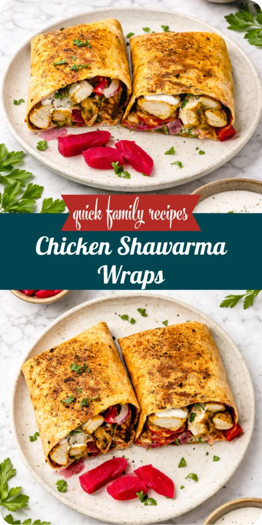 Chicken Shawarma Wraps