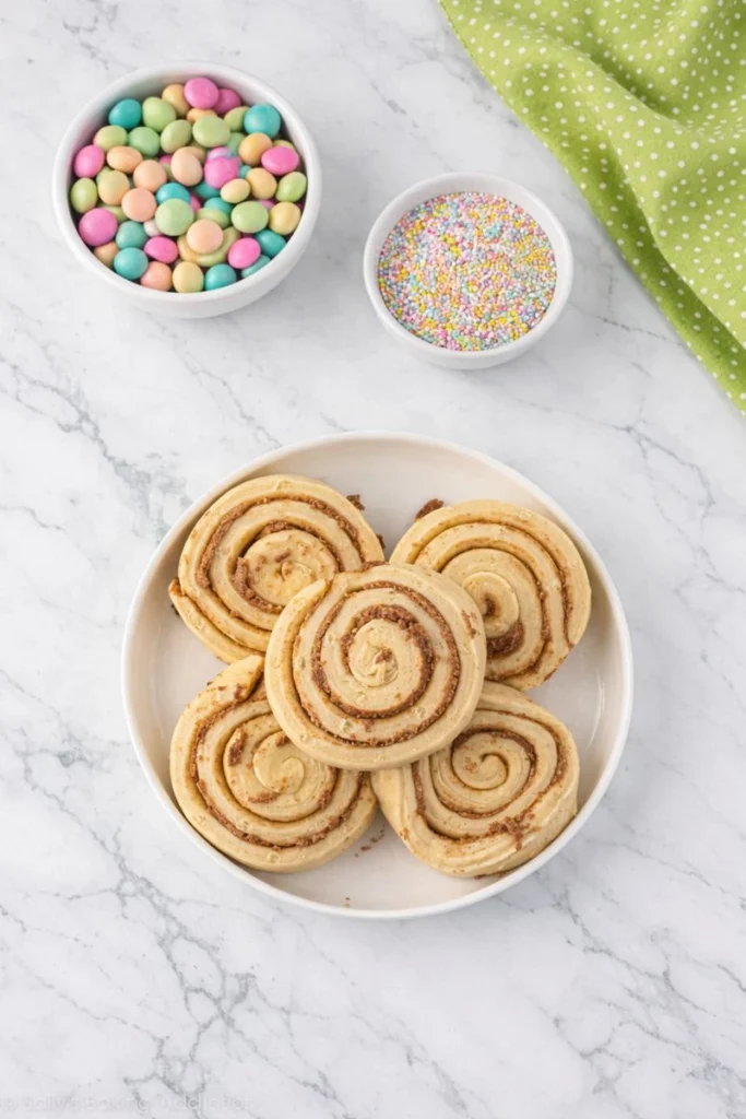 Easter Bunny Cinnamon Rolls