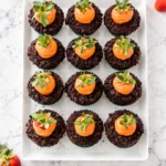 Easter Carrot Patch Cupcakes