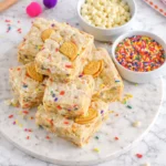 Easter Funfetti Cake Bars