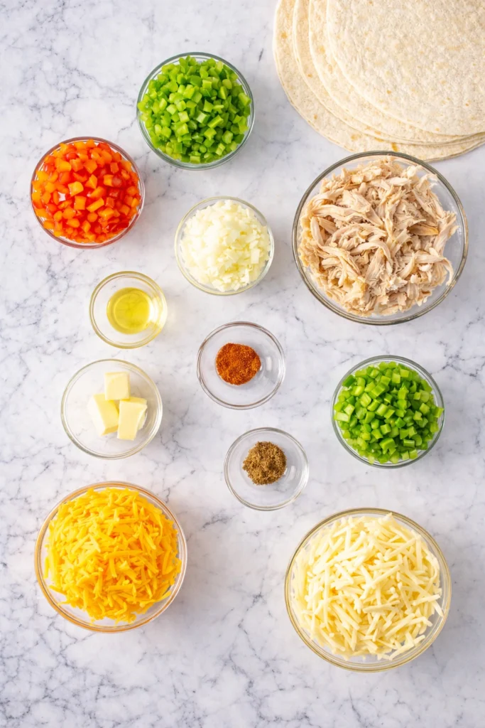 Easy Chicken Quesadillas