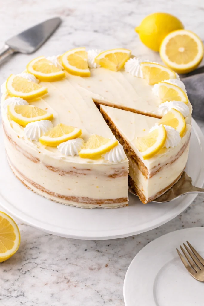 Lemon Cream Cake Recipe