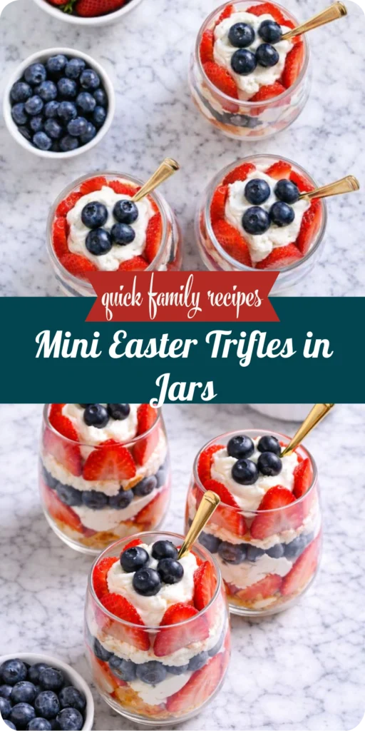 Mini Easter Trifles in Jars