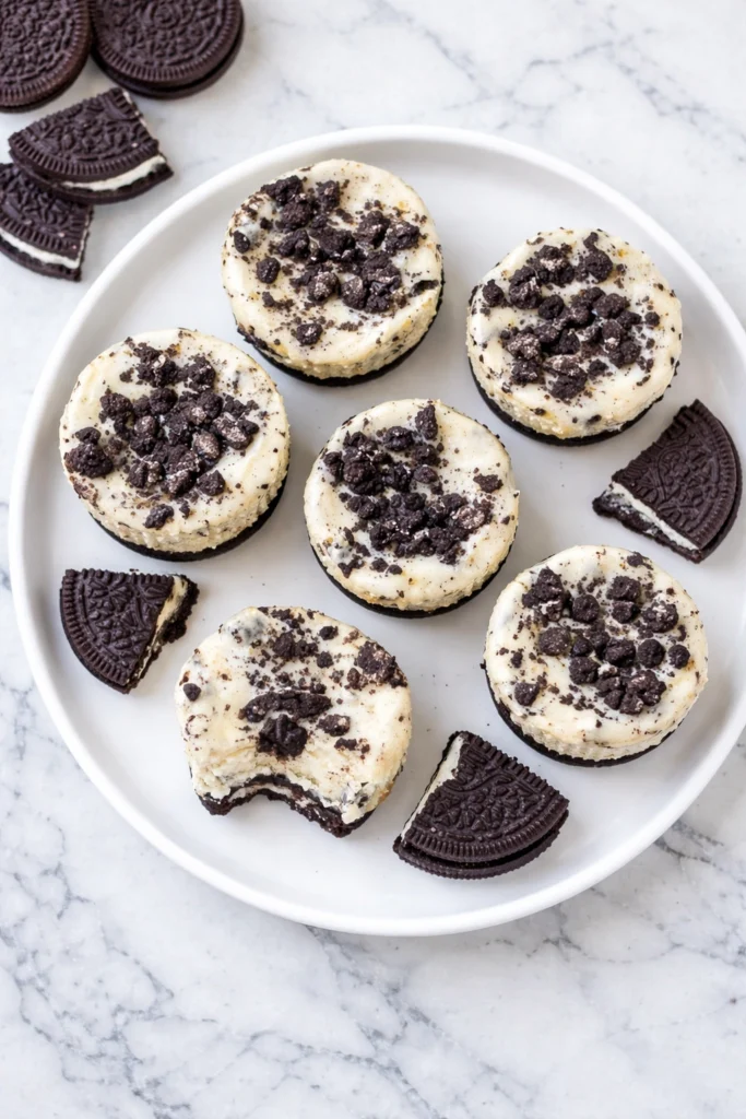 Mini Oreo Cheesecakes