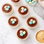 No-Bake Easter Mini Cheesecake Jars