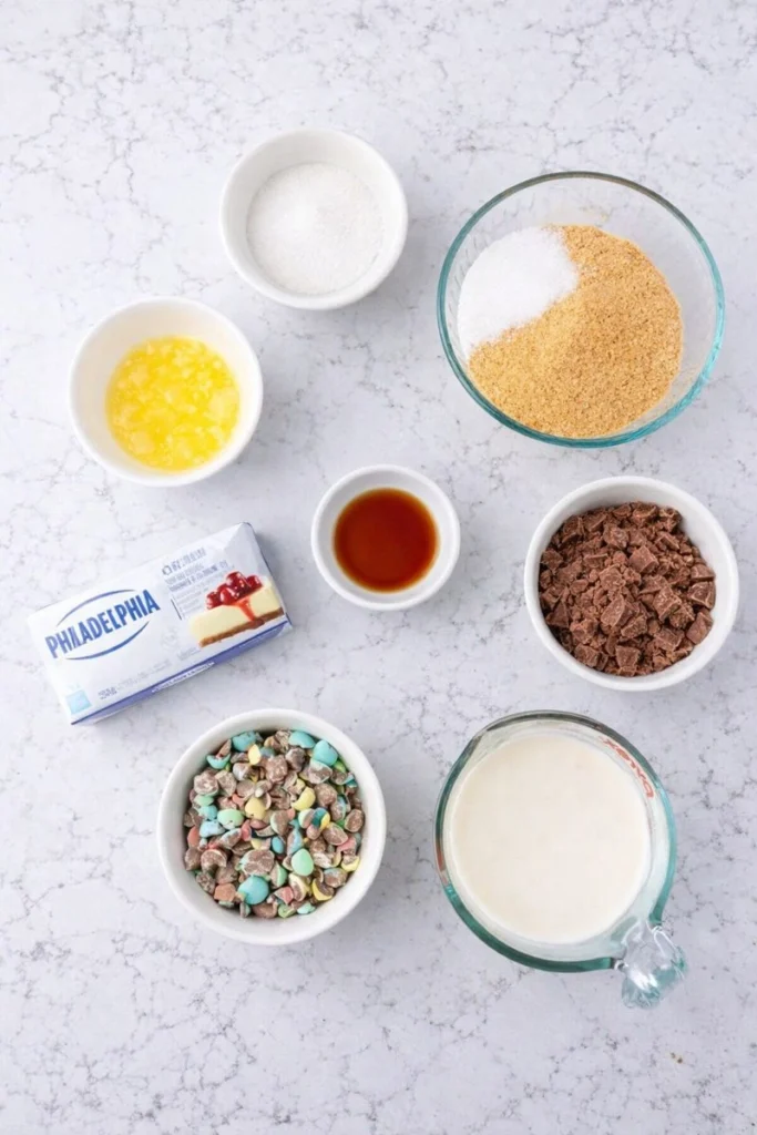 No-Bake Easter Mini Cheesecake Jars