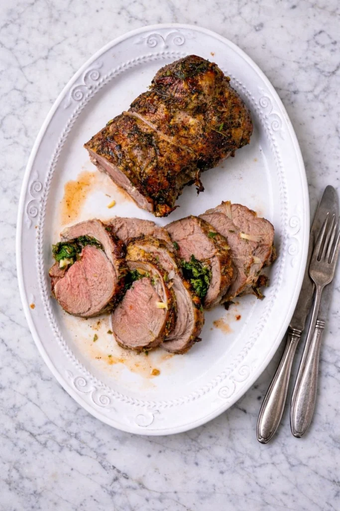 Roast Leg of Lamb with Rosemary &Garlic
