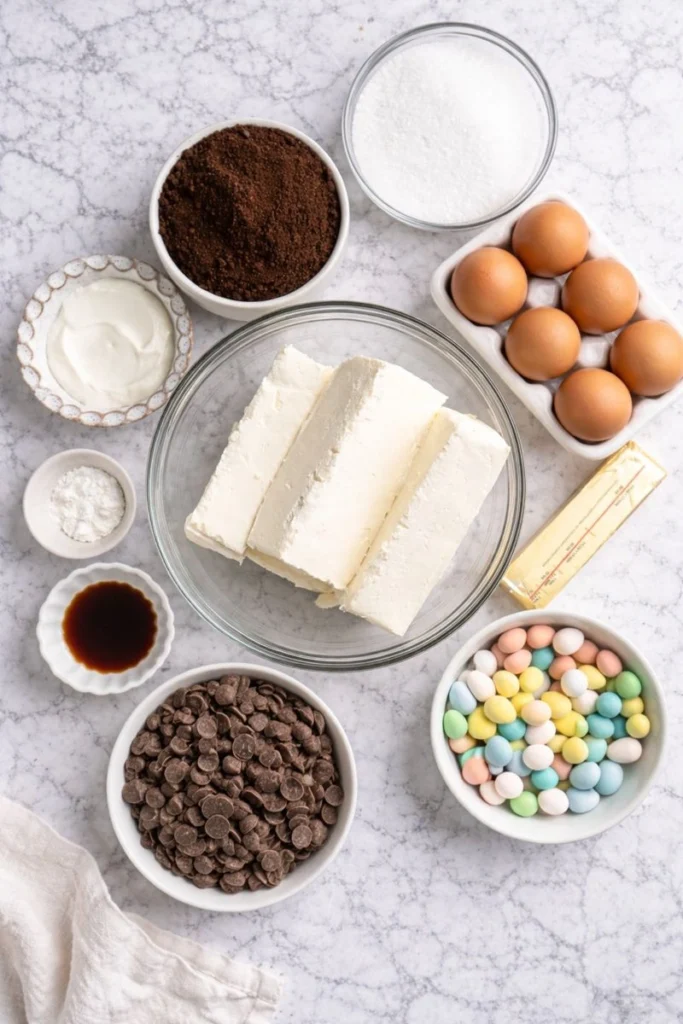 Robin's Egg Easter Cheesecake Bars