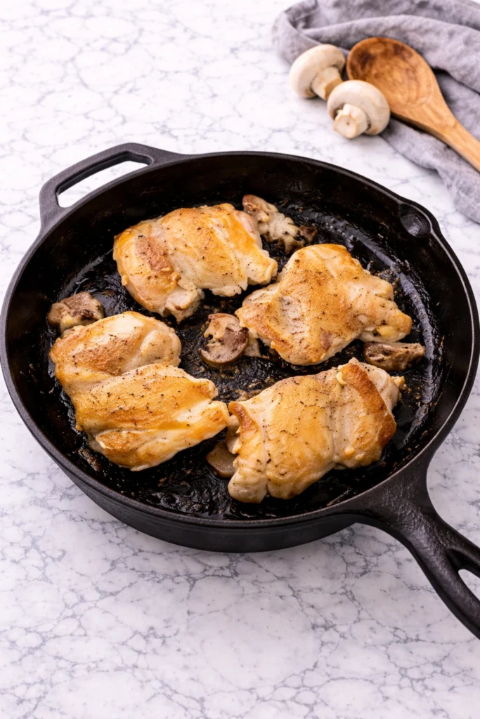 Creamy Garlic Mushroom Chicken