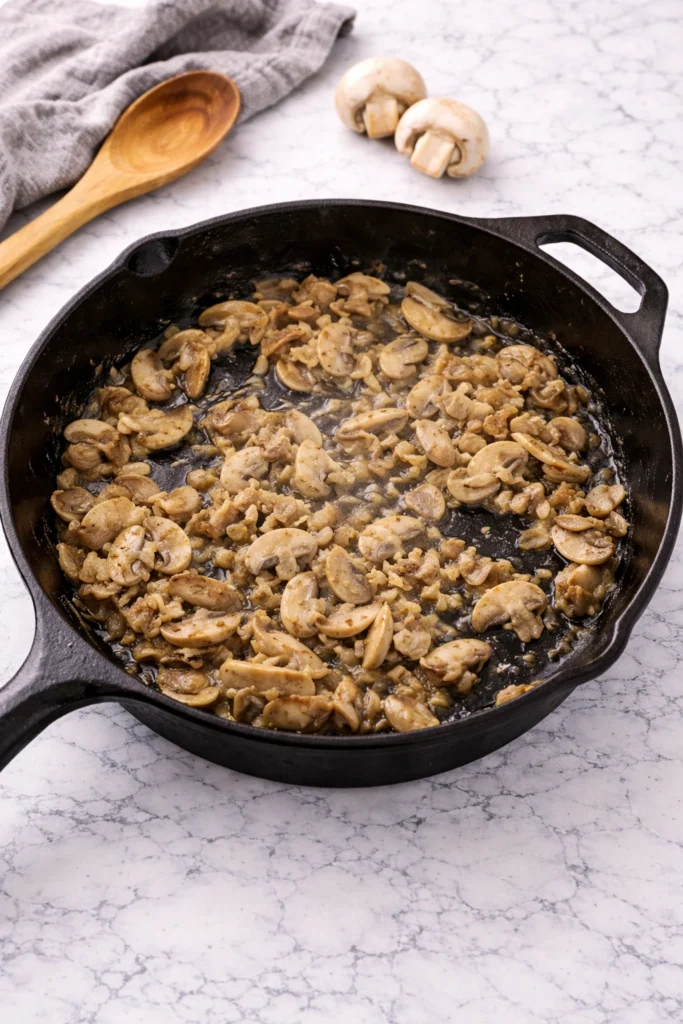 Creamy Garlic Mushroom Chicken