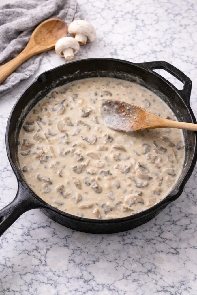 Creamy Garlic Mushroom Chicken