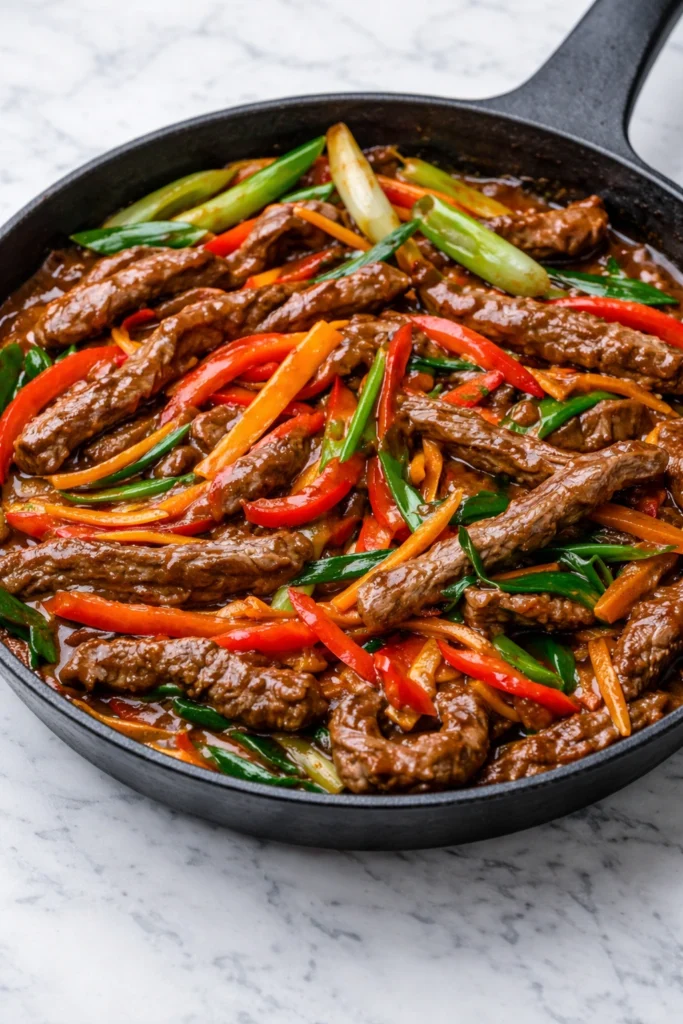 Easy Mongolian Beef Stir Fry