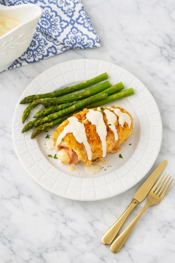 Chicken Cordon Bleu with Creamy Sauce