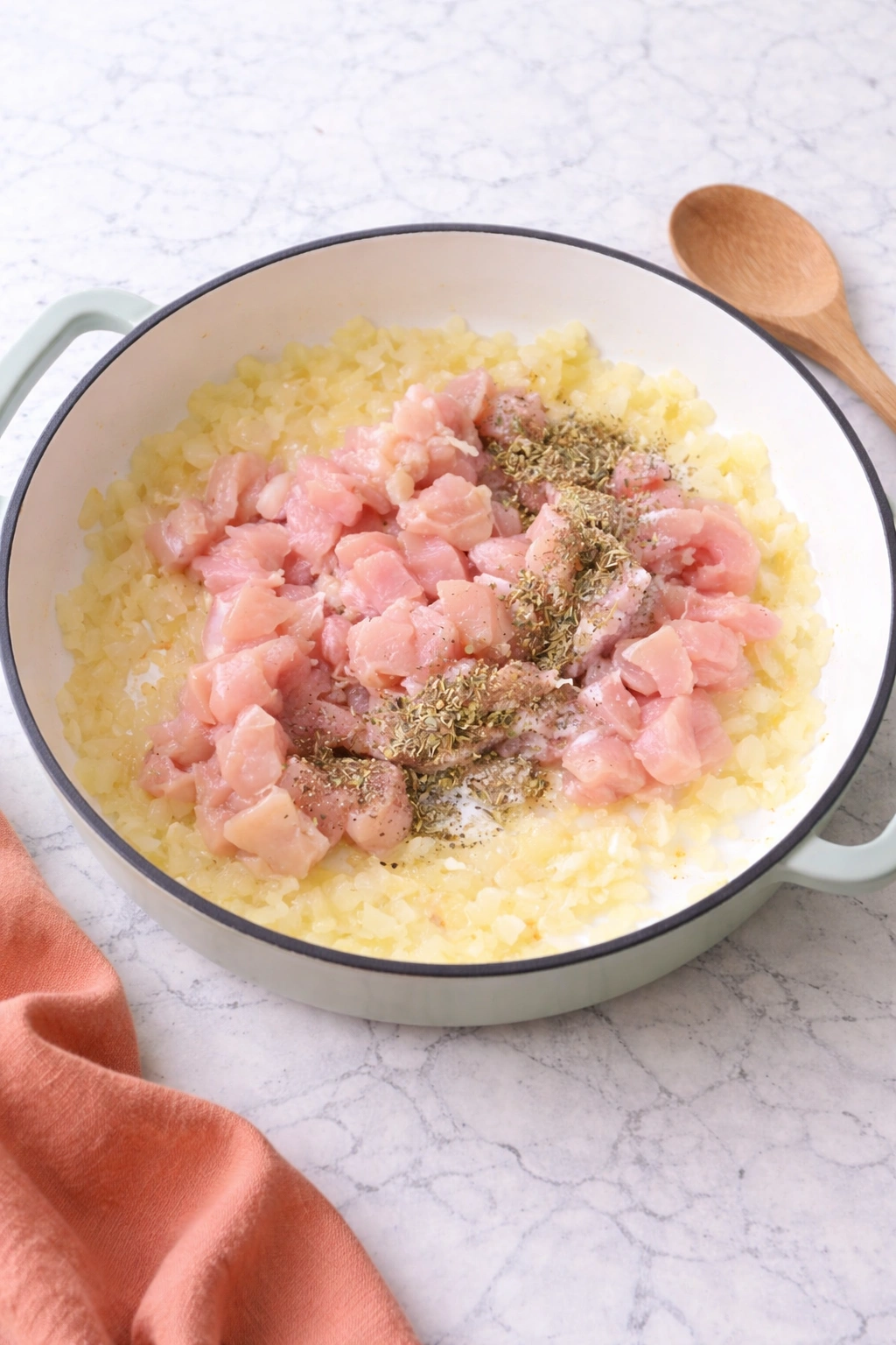 One Pot Chicken and Rice with Vegetables